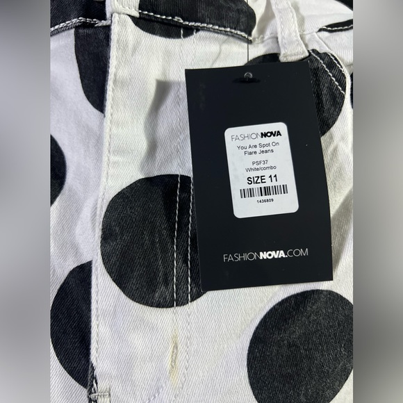 Fashion Nova Polka jeans. - Picture 2 of 3